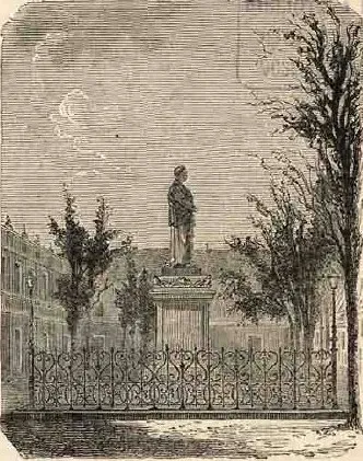 Santiago - Estatua de D. Diego Portales (1872) — 1872 | Chile de Ayer