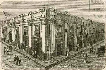 Santiago - Hotel inglés (1872) — 1872 | Chile de Ayer