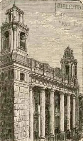 Santiago - Iglesia de San Agustín (1872) — 1872 | Chile de Ayer
