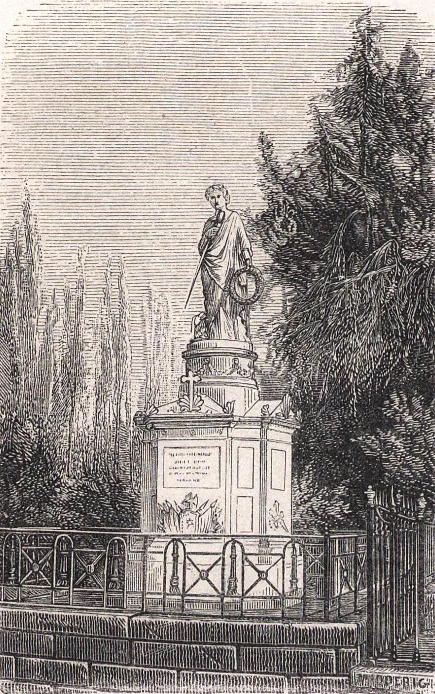 Santiago - Mausoleo del general Vidaurre (1872) — 1872 | Chile de Ayer