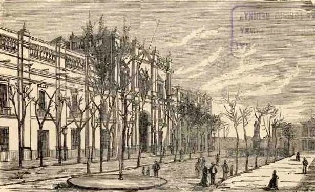 Santiago - Palacio de la Moneda (1872) — 1872 | Chile de Ayer