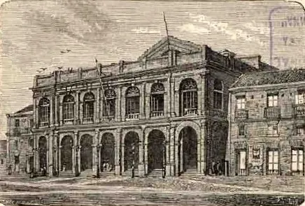 Santiago - Teatro Municipal (1872) — 1872 | Chile de Ayer
