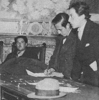 Grupo Avance en asamblea de la FECH, 4 de junio de 1932 — aprox. 1932 | Chile de Ayer