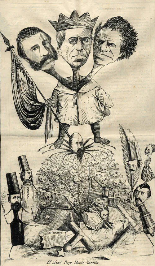 El ideal rojo Montt-Varista. — Década de 1860 | Chile de Ayer