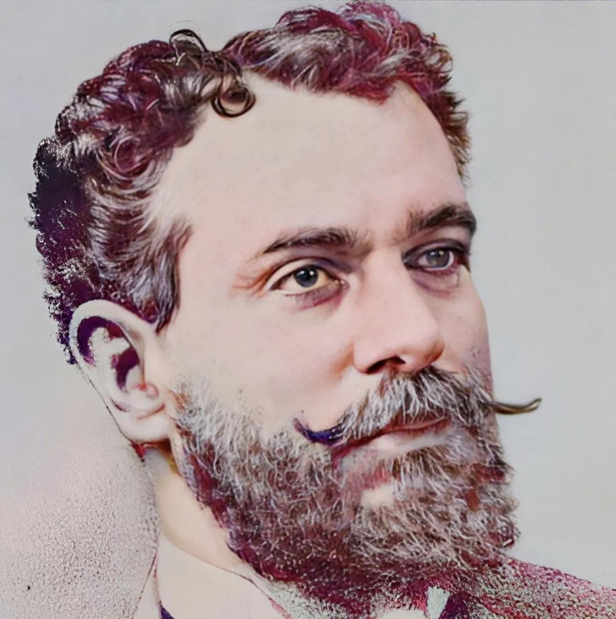 Retrato del compositor chileno Eleodoro Ortíz de Zárate — Década de 1890 | Chile de Ayer