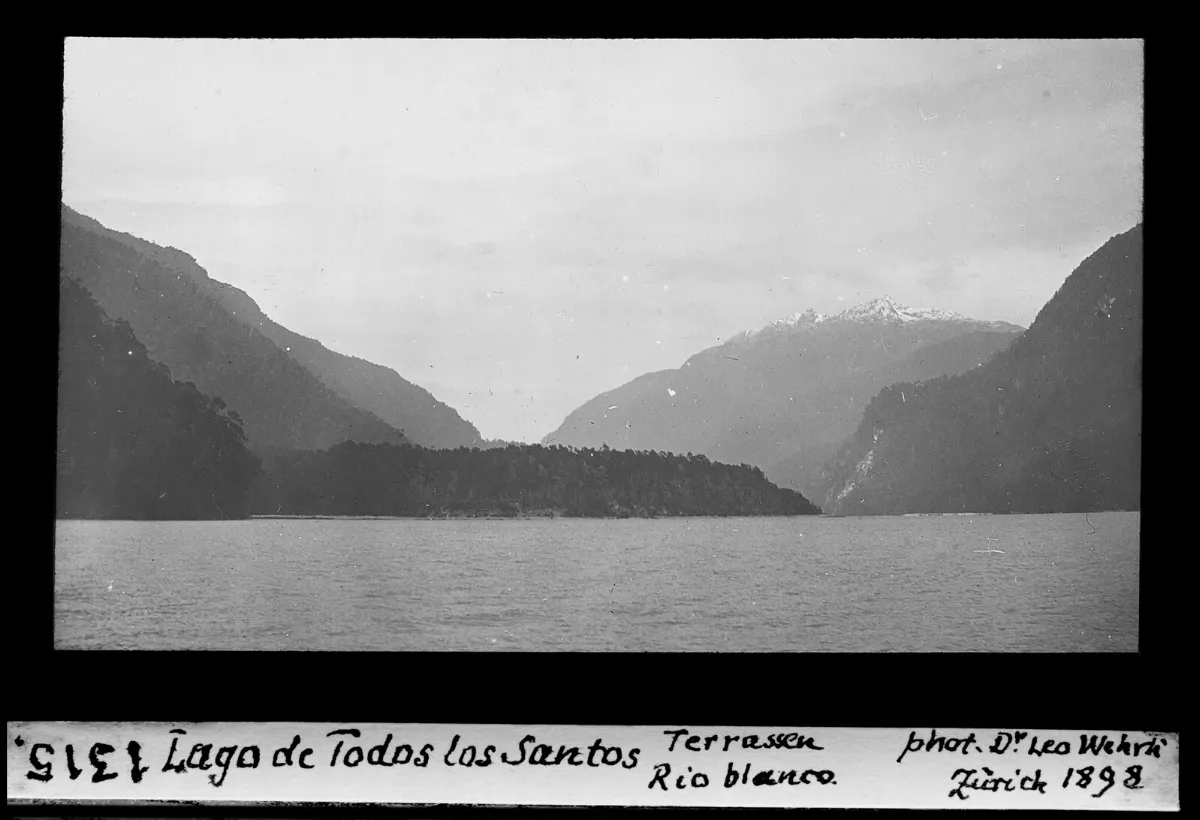 Lago de Todos los Santos, 1898 — aprox. 1898 | Chile de Ayer