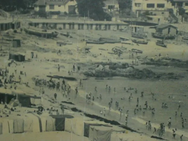 Bahía El Quisco, construcción y desarrollo costero — aprox. 1920 | Chile de Ayer