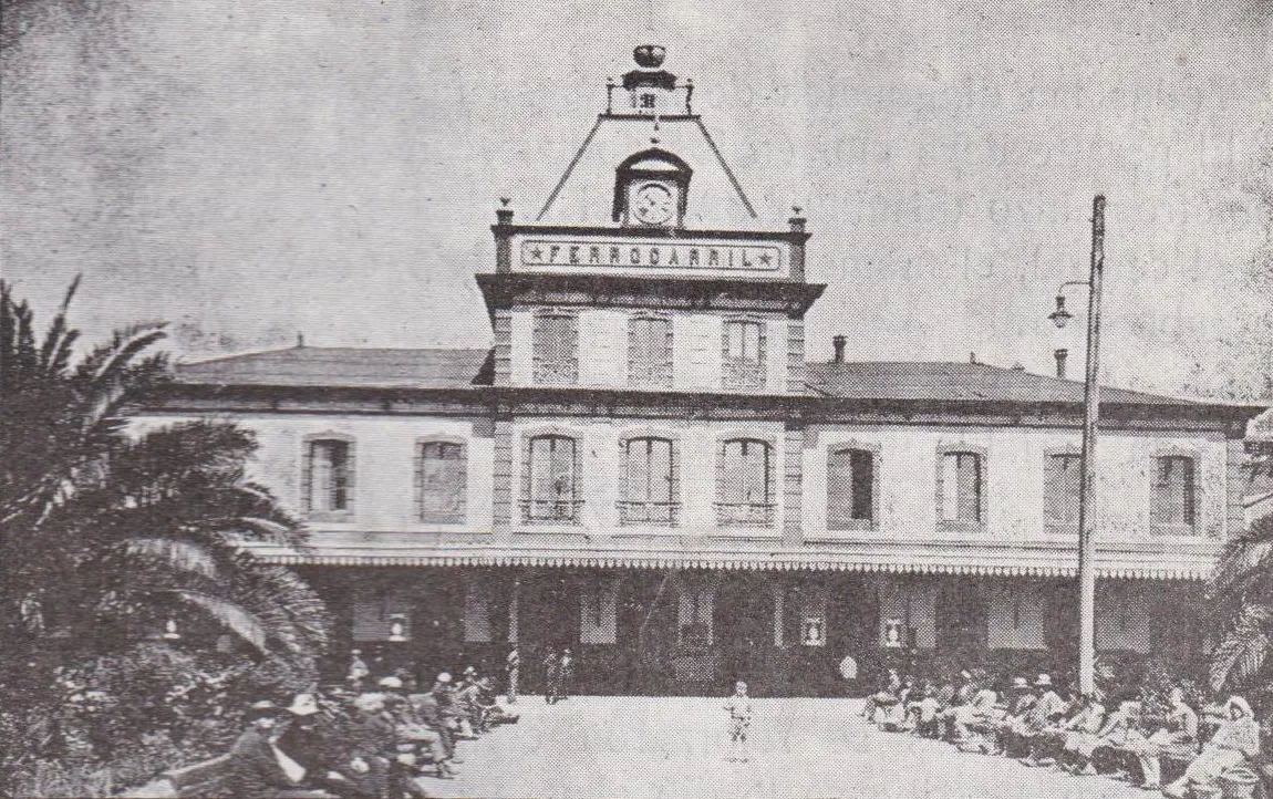 Estación de Concepción, circa 1929 — aprox. 1929 | Chile de Ayer