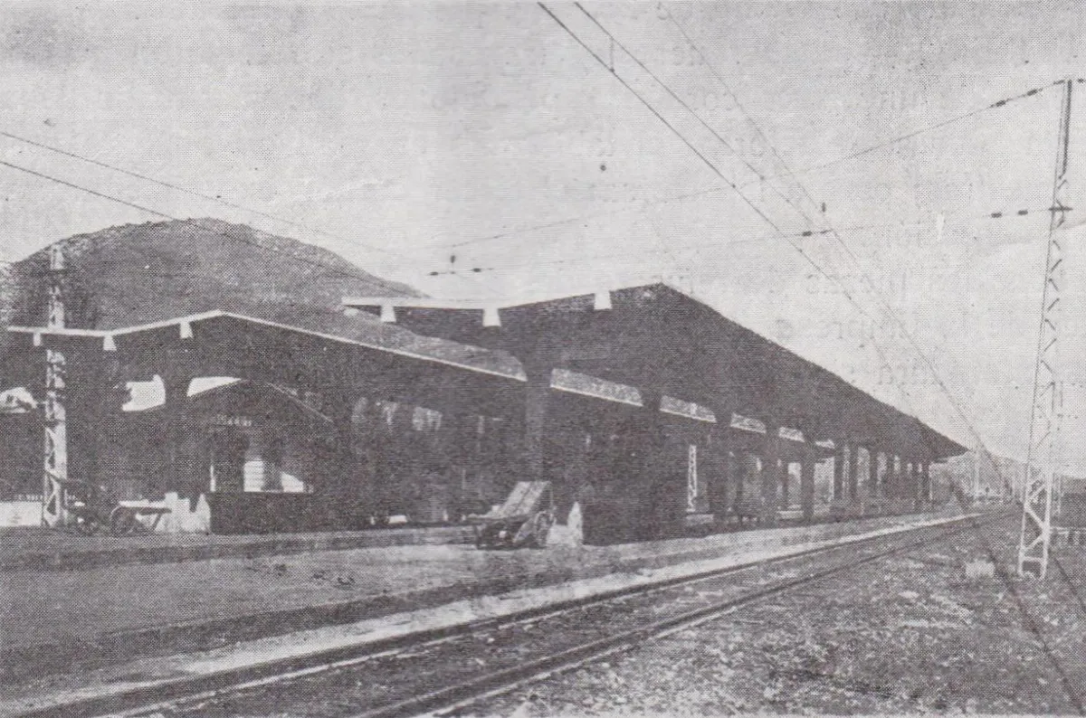 Estación Las Vegas, circa 1929 — aprox. 1929 | Chile de Ayer