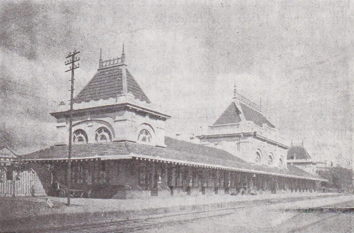 Estación de Osorno, circa 1929 — aprox. 1929 | Chile de Ayer