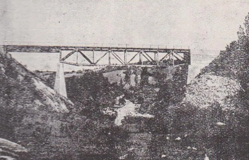 Puente Huarilehue, circa 1929 — aprox. 1929 | Chile de Ayer
