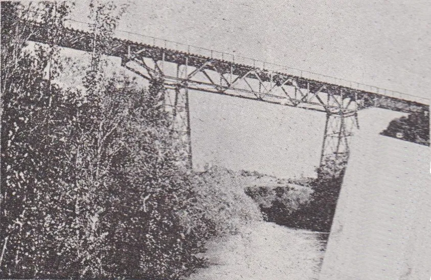 Puente San Rafael, circa 1929 — aprox. 1929 | Chile de Ayer