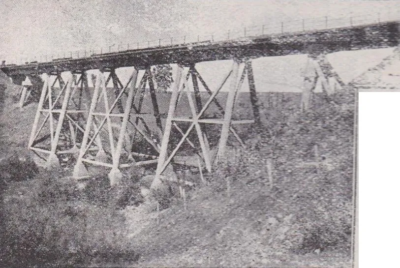 Puente Tricauco, circa 1929 — aprox. 1929 | Chile de Ayer