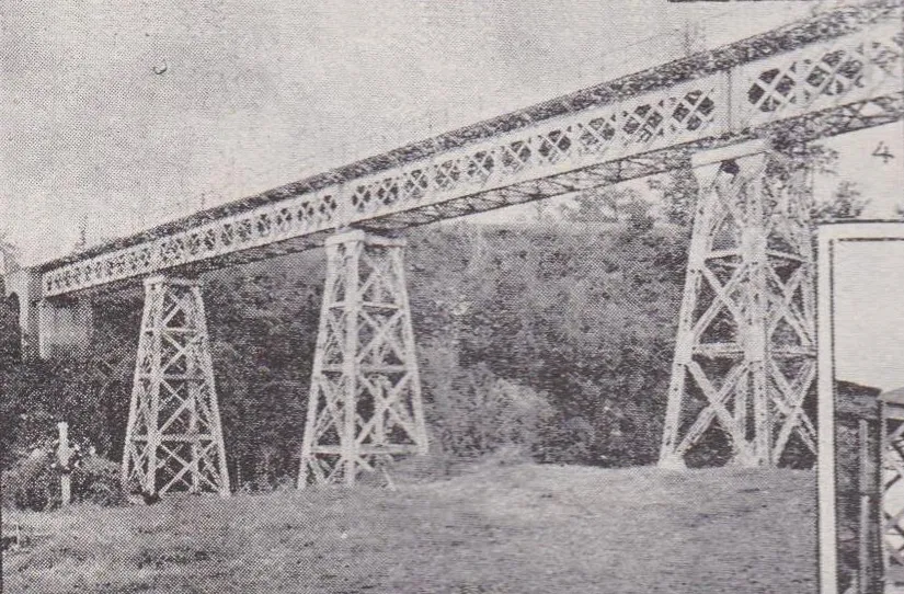 Puente Zarca, circa 1929 — aprox. 1929 | Chile de Ayer