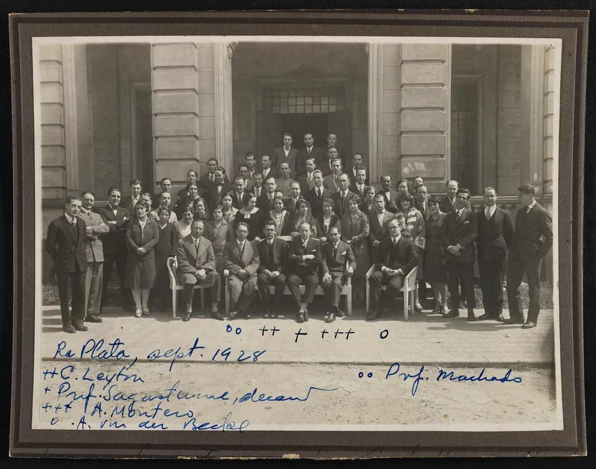 Retrato Grupal Congreso La Plata — aprox. 1928 | Chile de Ayer