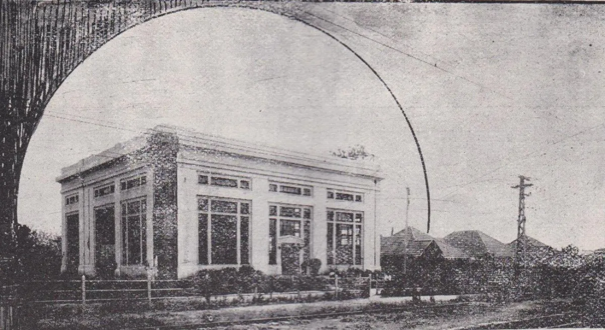 Subestación del servicio eléctrico entre Santiago y Valparaíso, circa 1929 — aprox. 1929 | Chile de Ayer