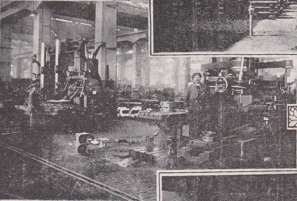Talleres de tornos, Maestranza de San Bernardo, circa 1929 — aprox. 1929 | Chile de Ayer