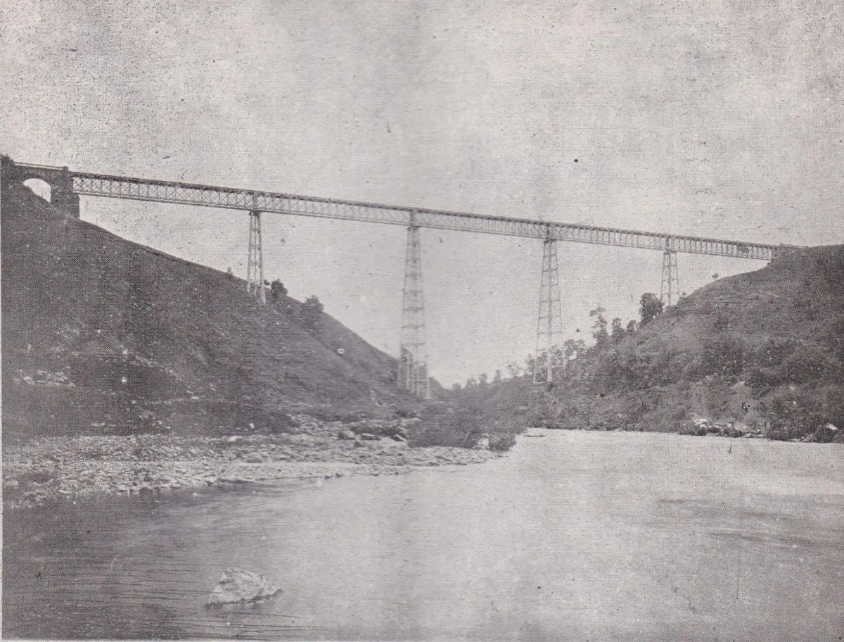 Viaducto del Malleco, circa 1929 — aprox. 1929 | Chile de Ayer