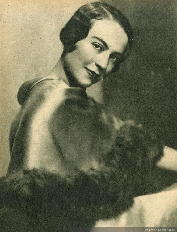 Loreto Morandé Campino, retrato por Jorge Opazo Galindo — aprox. 1934 | Chile de Ayer