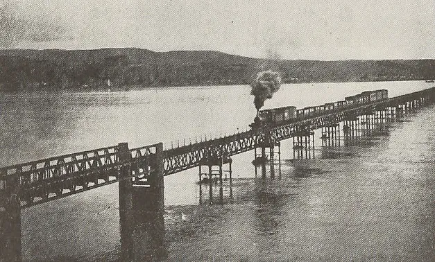 Puente Biobío, Concepción. — aprox. 1933 | Chile de Ayer