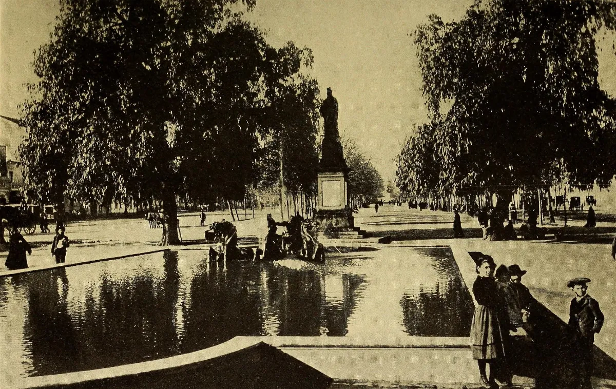 La Alameda de las Delicias en Santiago de Chile (1912). — aprox. 1912–1930 | Chile de Ayer