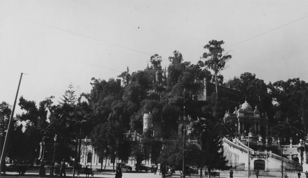 Cerro Santa Lucía, Santiago de Chile — aprox. 1870–1930 | Chile de Ayer