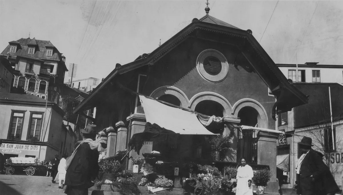 Mercado de Valparaíso — aprox. 1890–1930 | Chile de Ayer