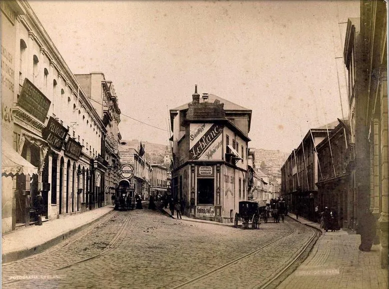 Cruz de Reyes, Valparaíso — aprox. 1890–1930 | Chile de Ayer