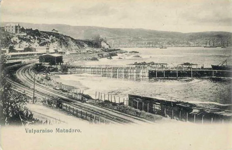 Antiguo Matadero de Valparaíso en Portales. — aprox. 1890–1930 | Chile de Ayer