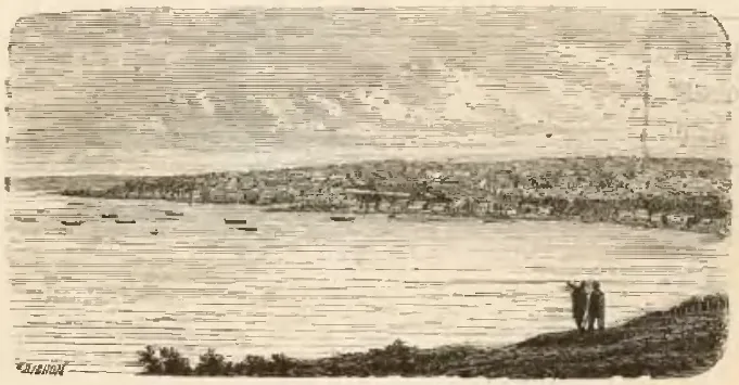 Ancud - Vista jeneral — 1872 | Chile de Ayer