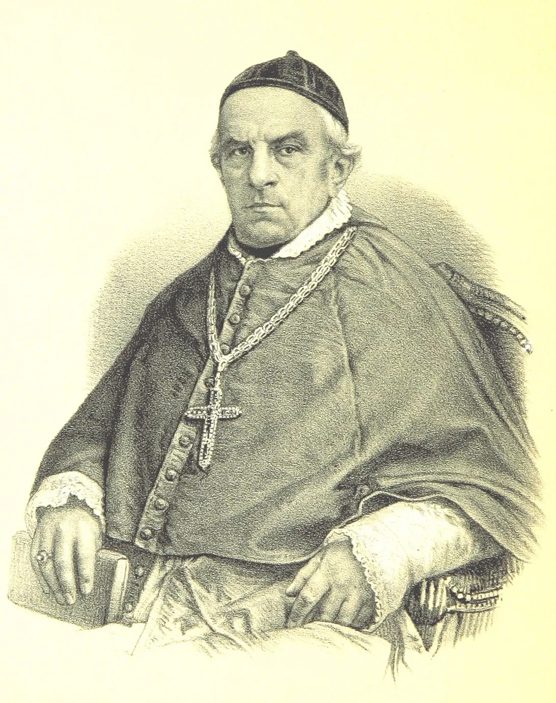 Arzobispo Rafael Valentín Valdivieso — 1872 | Chile de Ayer