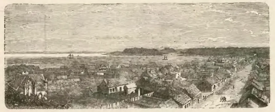 Puerto Montt - Vista jeneral — 1872 | Chile de Ayer