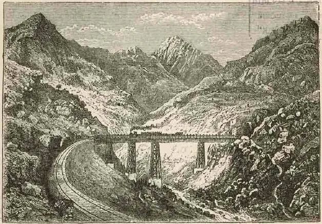Santiago - Puente de los Maquis — 1872 | Chile de Ayer