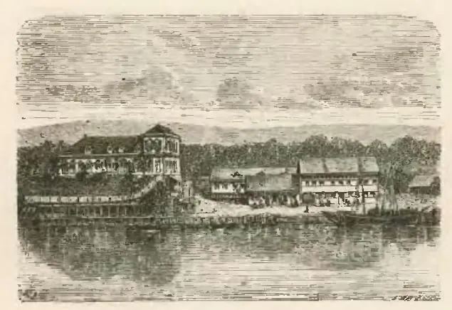 Valdivia - Conclusion de la Isla de la Teja — 1872 | Chile de Ayer