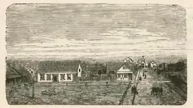 Valdivia - Plaza principal — 1872 | Chile de Ayer