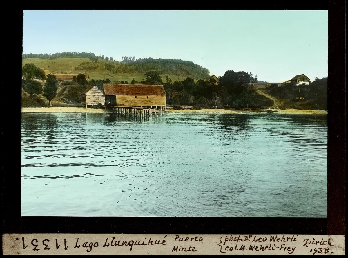 Lago Llanquihue, Puerto Minte — aprox. 1938–1940 | Chile de Ayer