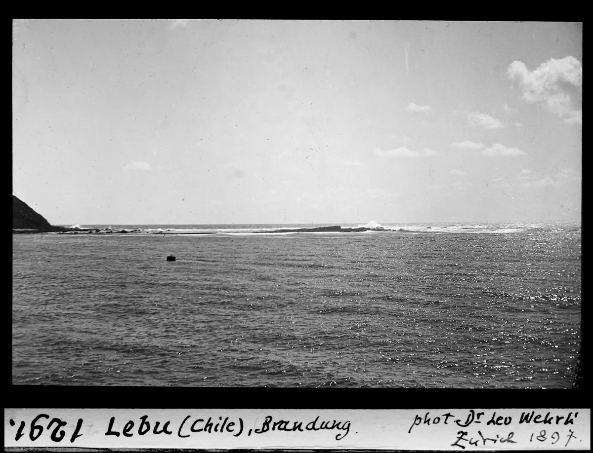 Lebu, oleaje — aprox. 1897–1940 | Chile de Ayer