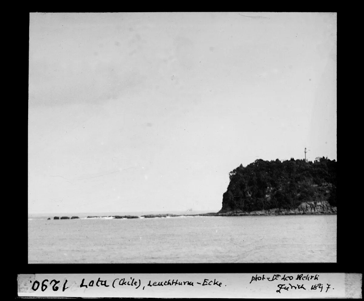 Lata, Chile - Leuchtturm-Ecke — aprox. 1897–1940 | Chile de Ayer