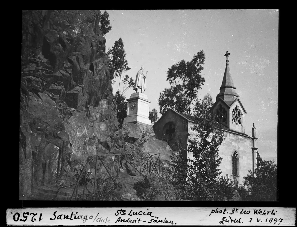 Iglesia Santa Lucía, Santiago — aprox. 1897–1940 | Chile de Ayer