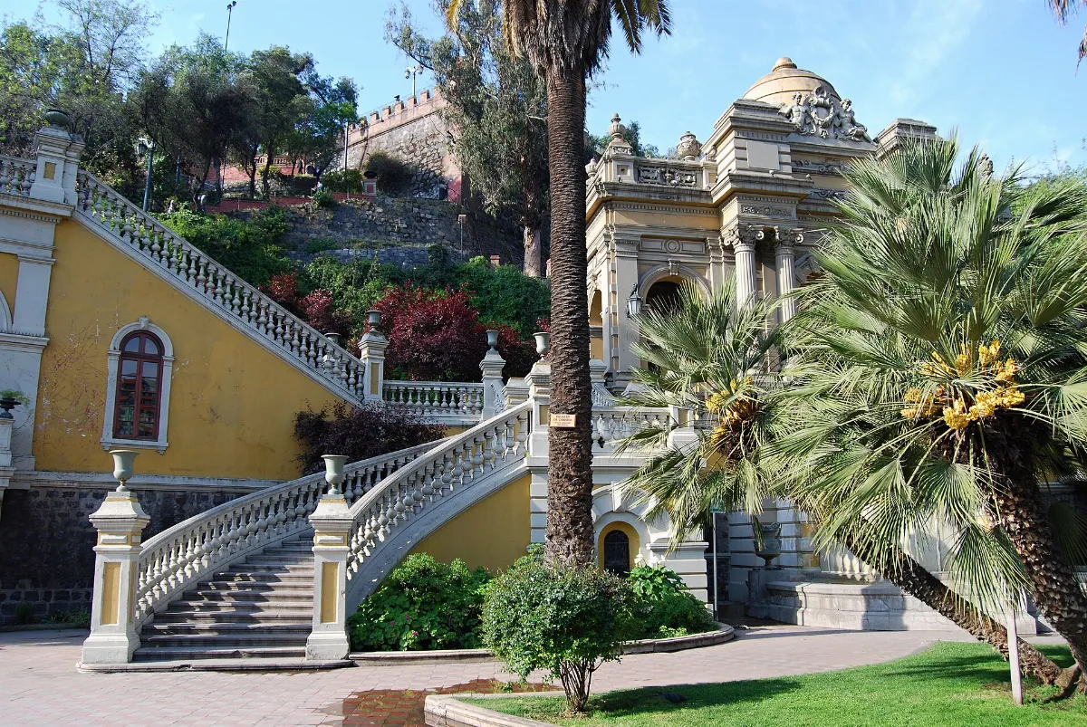 Castillo Hidalgo, Cerro Santa Lucía, Santiago — aprox. 1880–1930 | Chile de Ayer