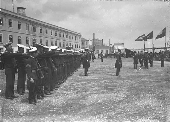Juramento de los marineros (Portugal) — aprox. 1911 | Chile de Ayer
