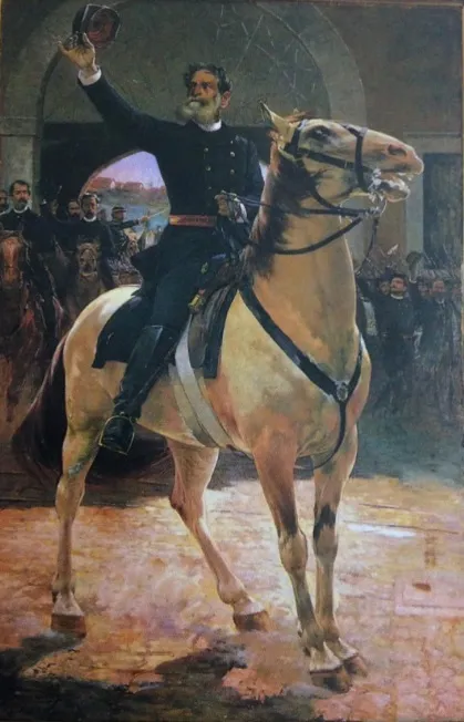 Proclamación de la República del Brasil, por Henrique Bernardelli — aprox. 1900 | Chile de Ayer