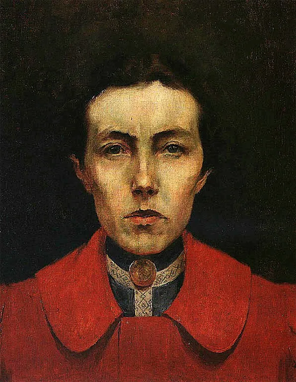Autorretrato de Aurélia de Sousa — aprox. 1900 | Chile de Ayer