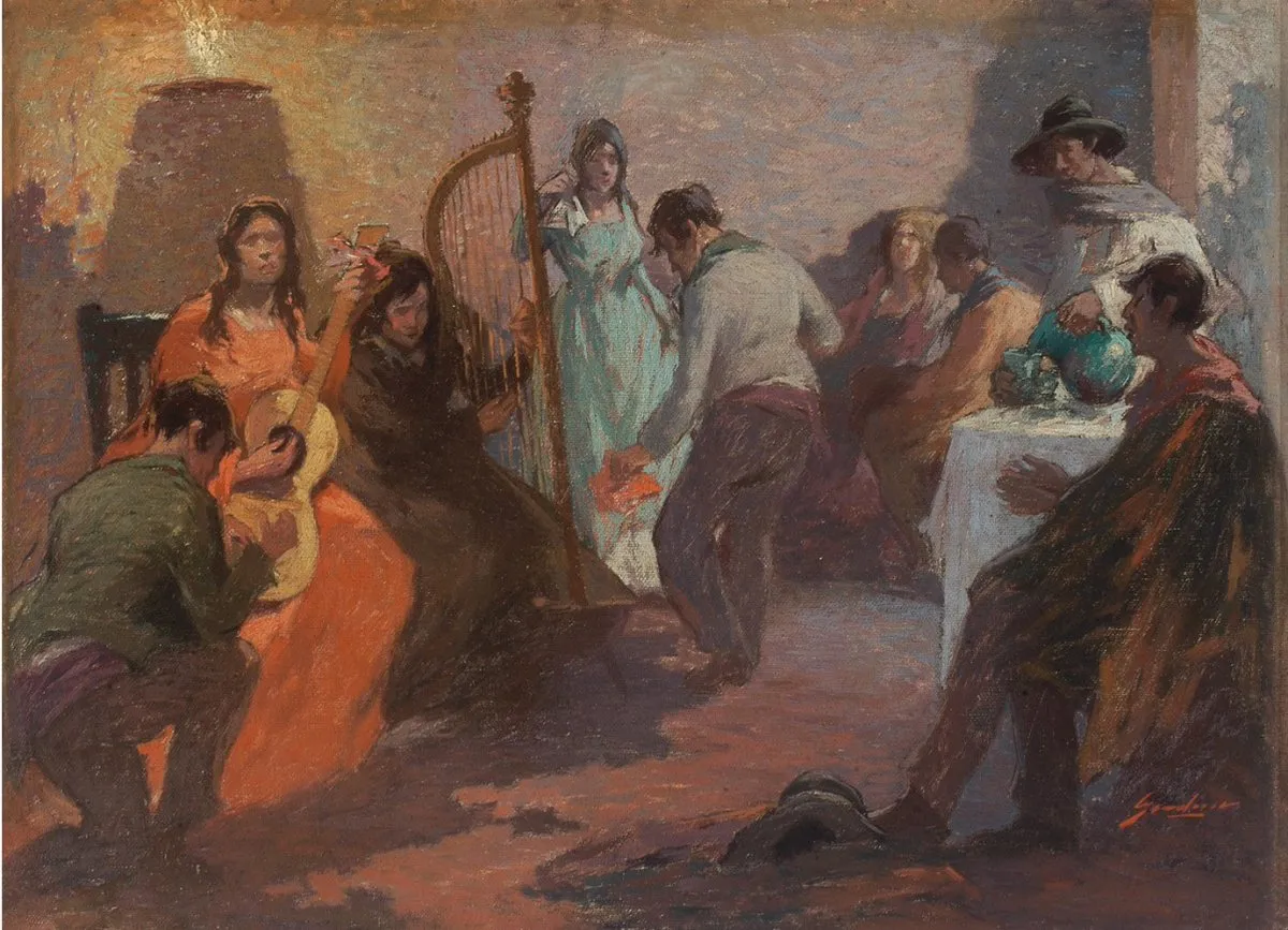 Zamacueca por Arturo Gordon — aprox. 1920 | Chile de Ayer