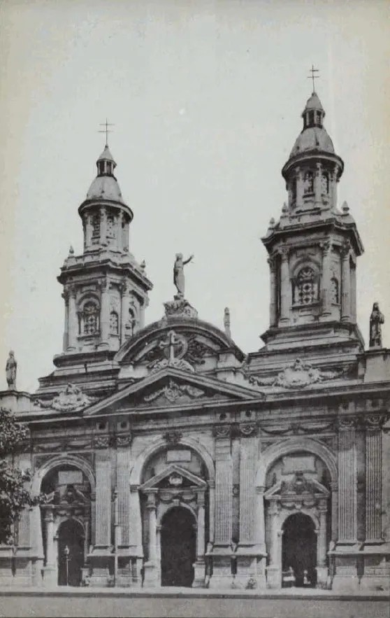 Catedral de Santiago de Chile en 1915 — aprox. 1915 | Chile de Ayer