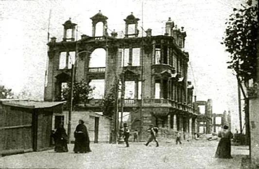 Destrucción en Valparaíso luego del terremoto de 1906 — aprox. 1906 | Chile de Ayer