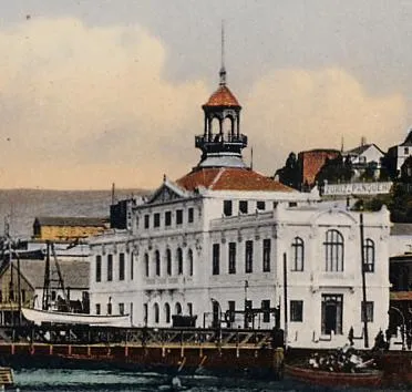 Edificio de la Gobernación Marítima reconstruido luego del terremoto de Valparaíso de 1906. — aprox. 1906 | Chile de Ayer