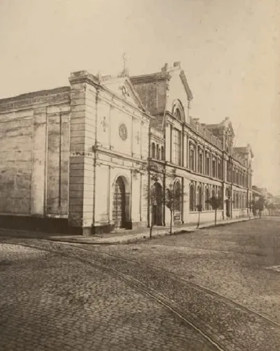 Casa Central de la Universidad de Chile, siglo XIX — aprox. 1850 | Chile de Ayer