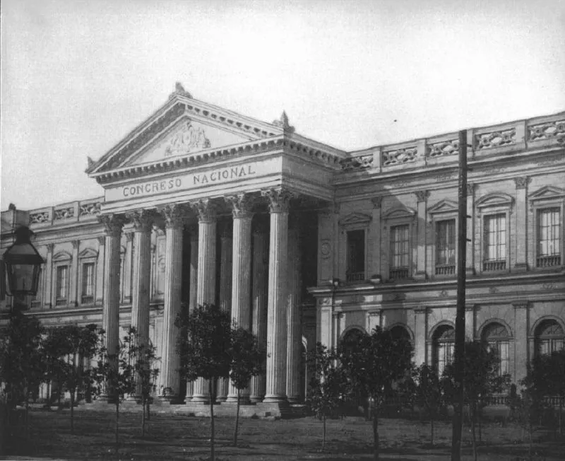 Congreso Nacional, Santiago, 1892 — aprox. 1892 | Chile de Ayer