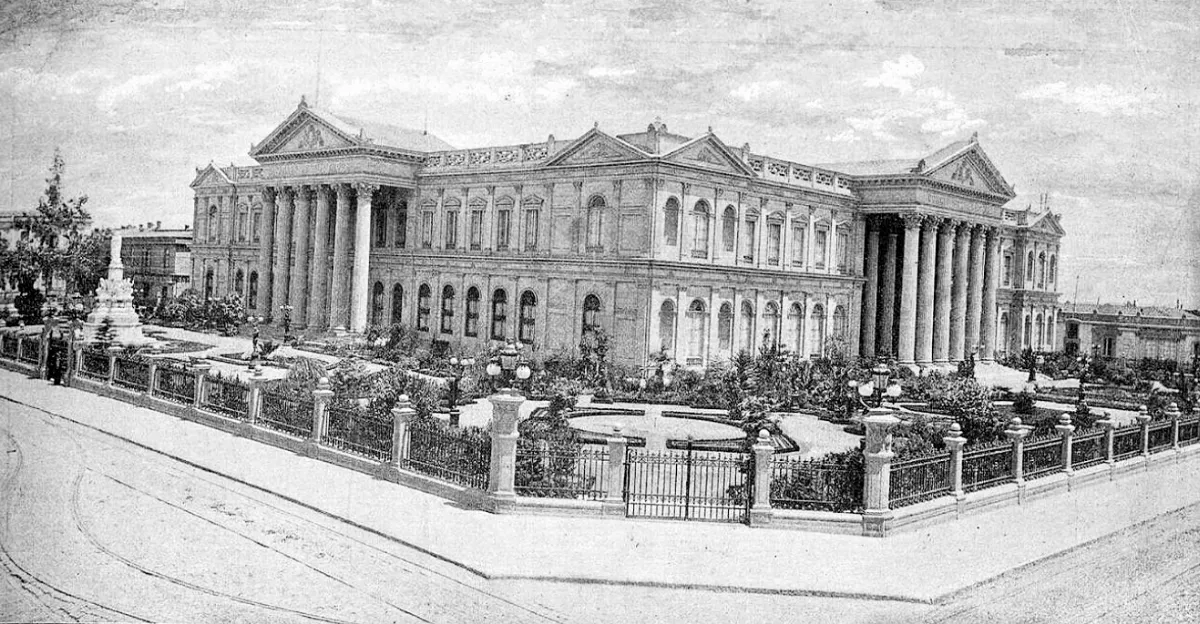 Palacio del Congreso, Santiago — aprox. 1891 | Chile de Ayer